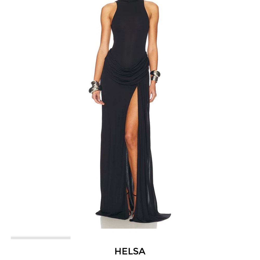 HELSA Black Ophelia Dress